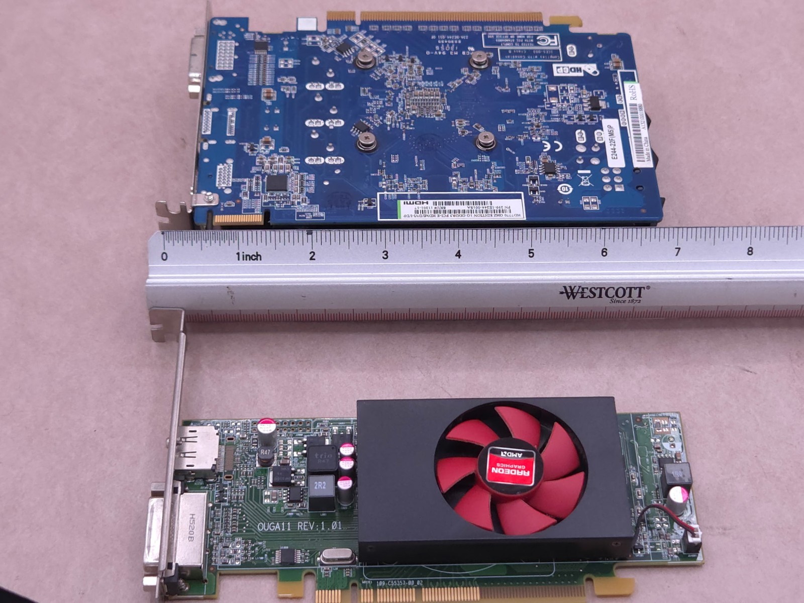 Sapphire HD 7770 GHz 1GB and unknown radeon graphics card untested