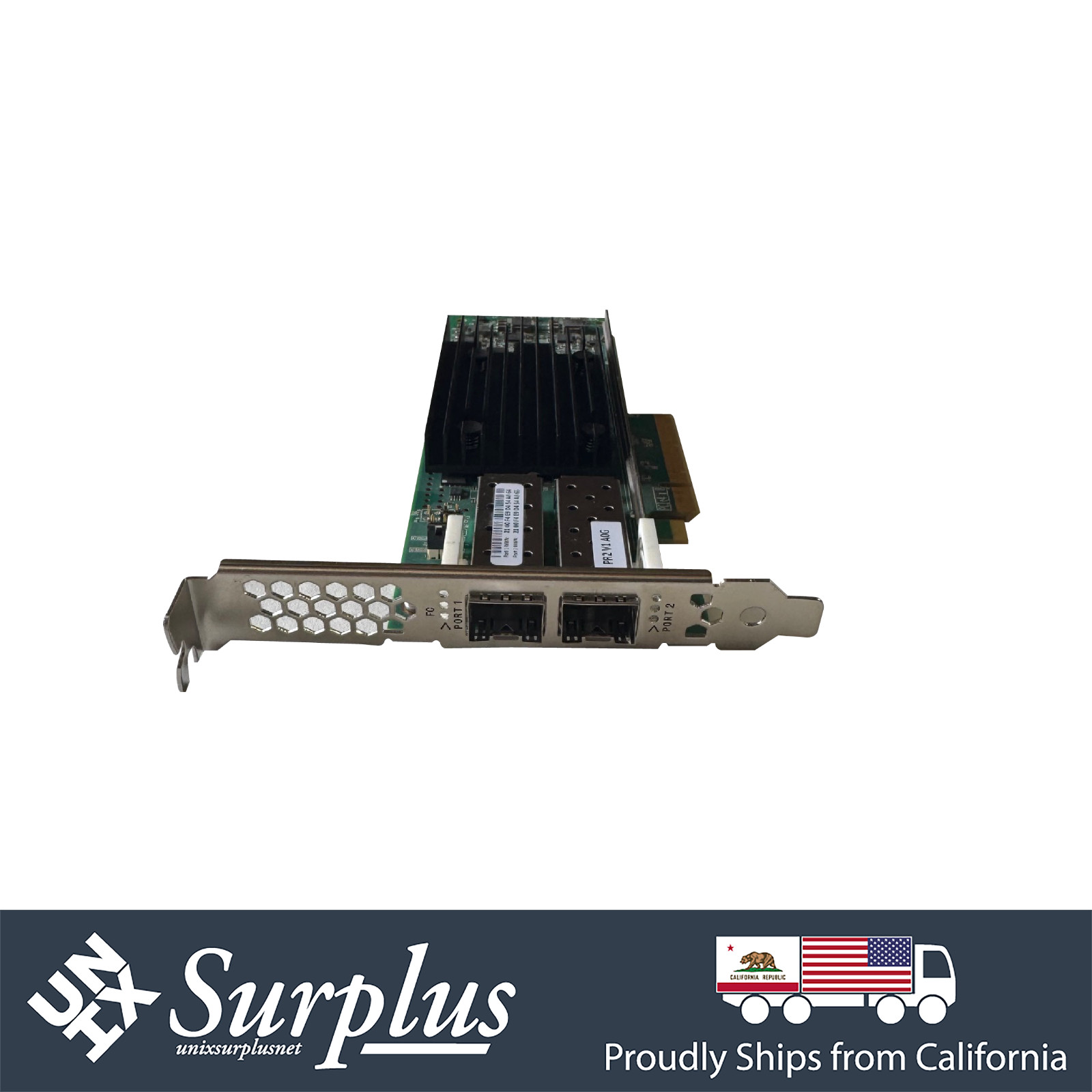 32GB FC Dual Port QLE2772-SR Qlogic PCIe x8 HBA Enhanced Adapter High Profile