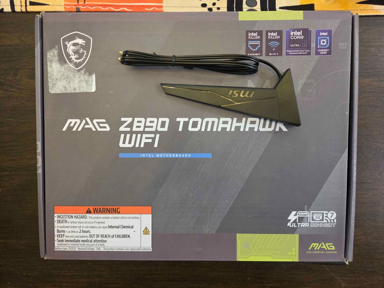 MSI MAG Z890 TOMAHAWK WIFI LGA 1851 Intel Z890 SATA 6Gb/s ATX Motherboard
