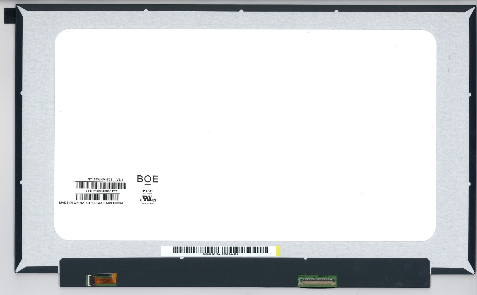 NT156WHM-T03 V8.1 OnCell Touch LCD Screen HD 1366×768 Glossy TESTED WARRANTY