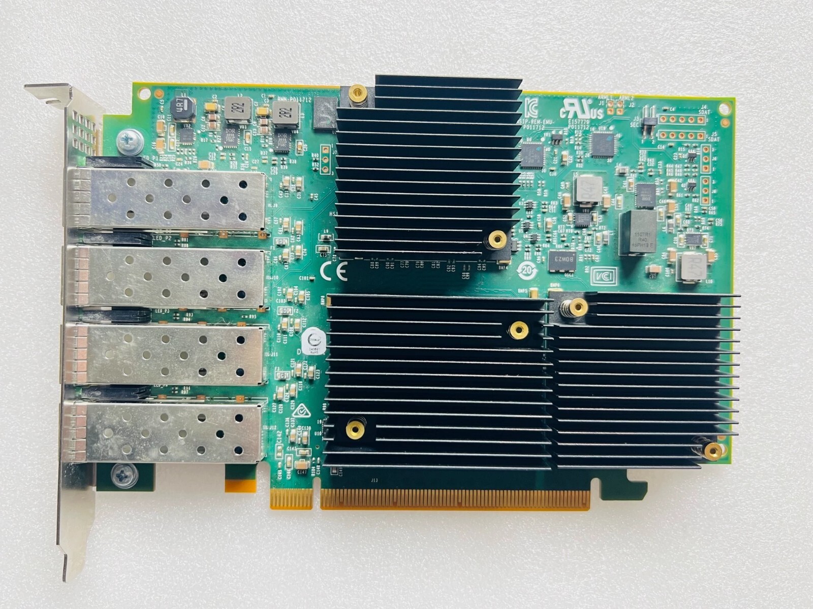Emulex LPe32004-M2-SIO Quad Port 32GB Optical LC SFP+ FC Host Bus Adapter