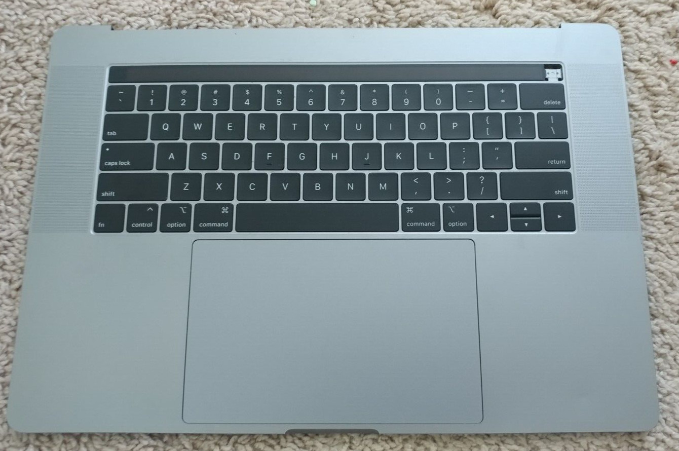 APPLE MACBOOK PRO A1990 case KEYBOARD PALMREST TRACKPAD BATTERY Space Gray A-
