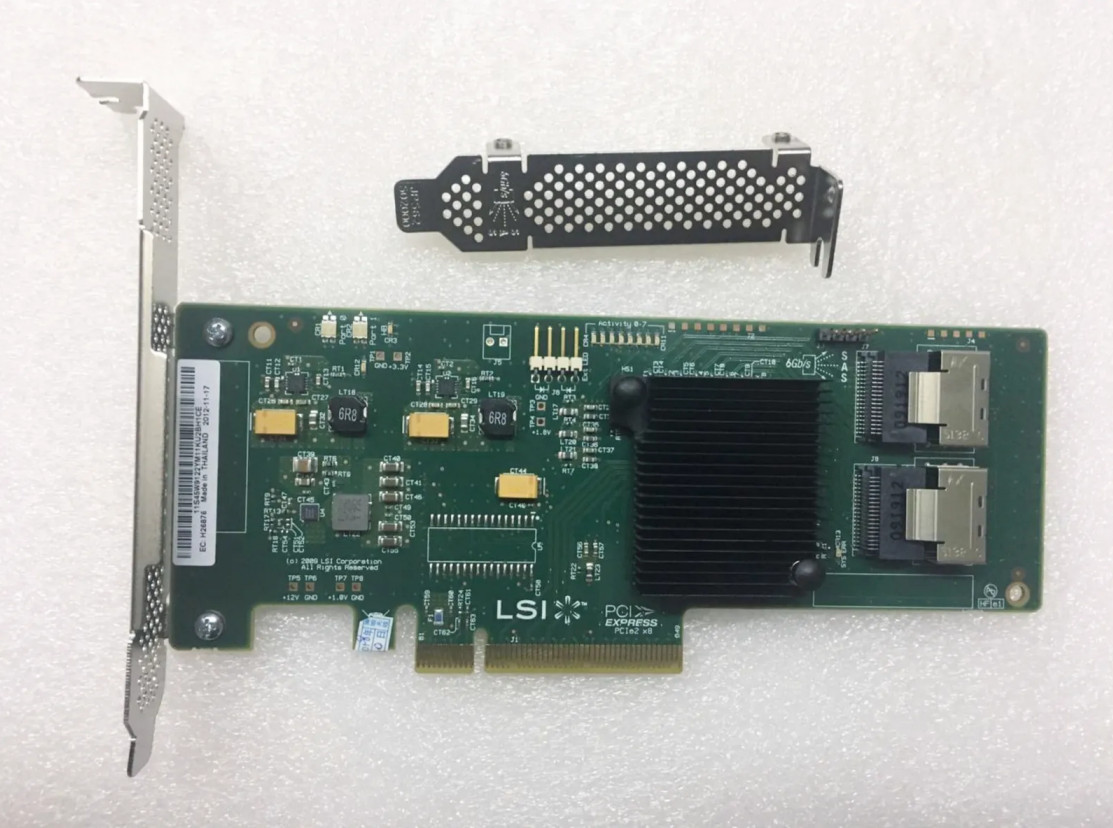 Genuine LSI 6Gbps SAS HBA LSI 9201-8i P20 IT Mode ZFS FreeNAS unRAID