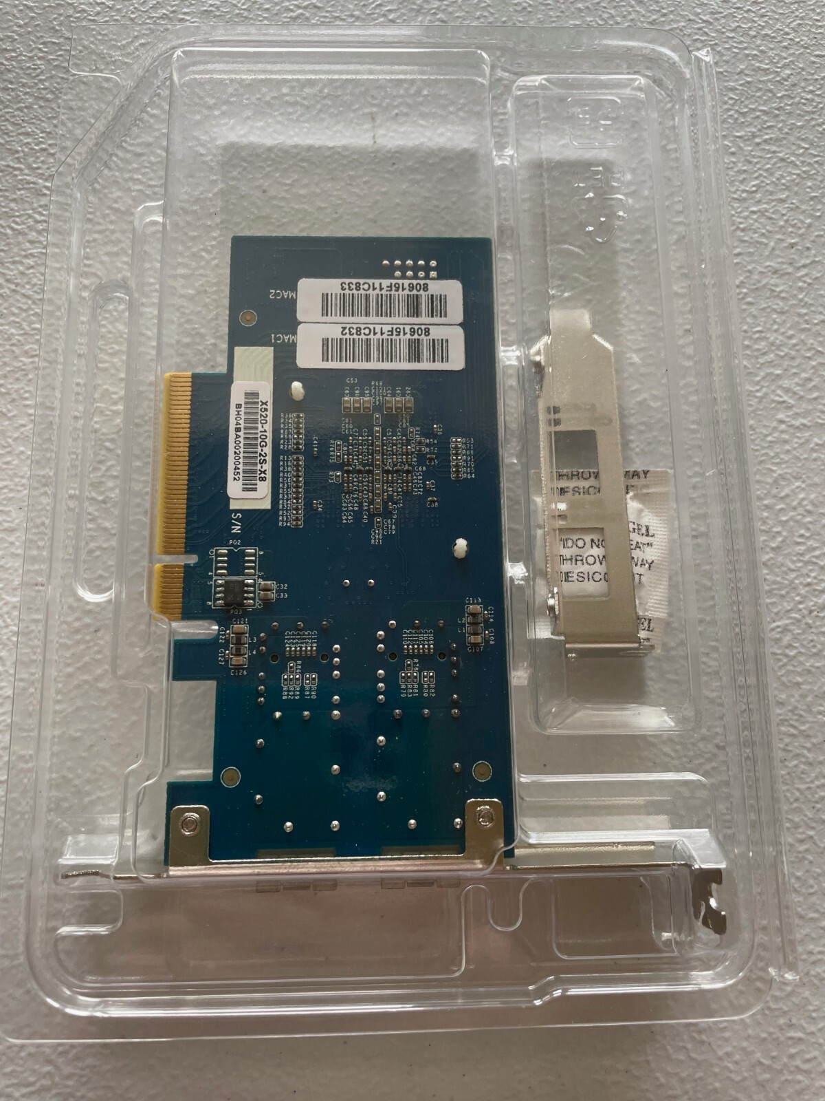 Intel X520-DA2 (Intel 82599ES) 10G Network Card Dual SFP+ PCIe 2.0 X8