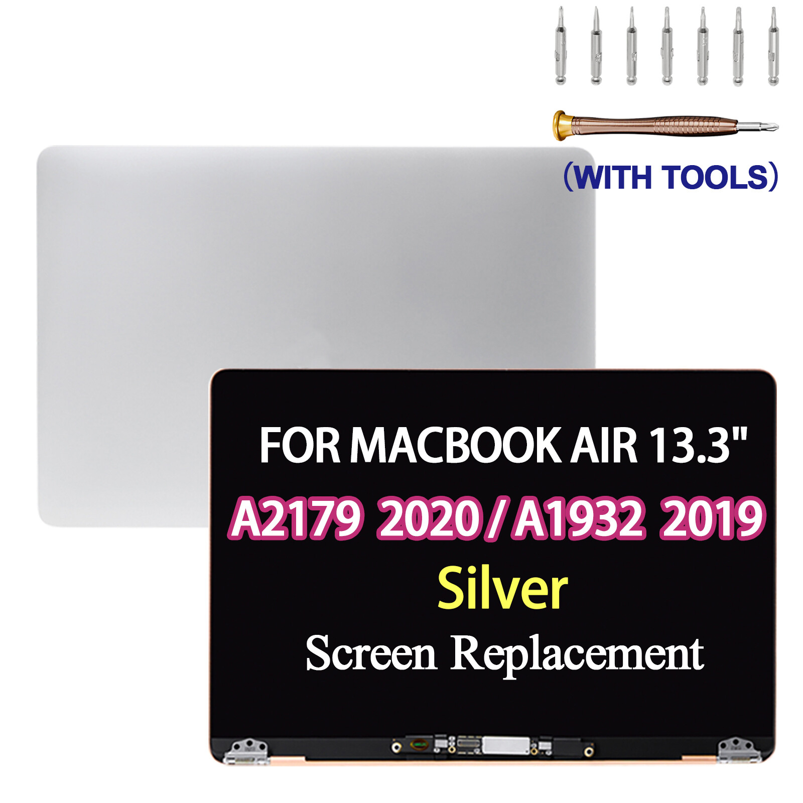 For Apple MacBook Air 13.3″ A2179 2020 EMC 3302 LCD Screen Replacement Assembly