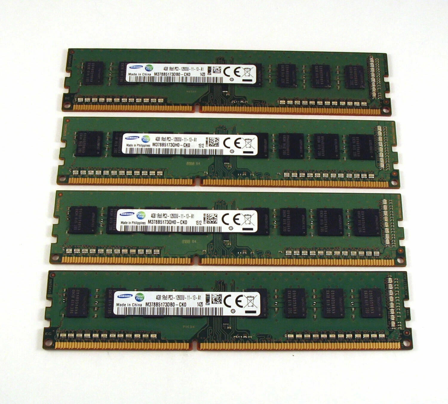 16GB DDR3 RAM Kit (4x4GB) 2Rx8 PC3-12800U Desktop