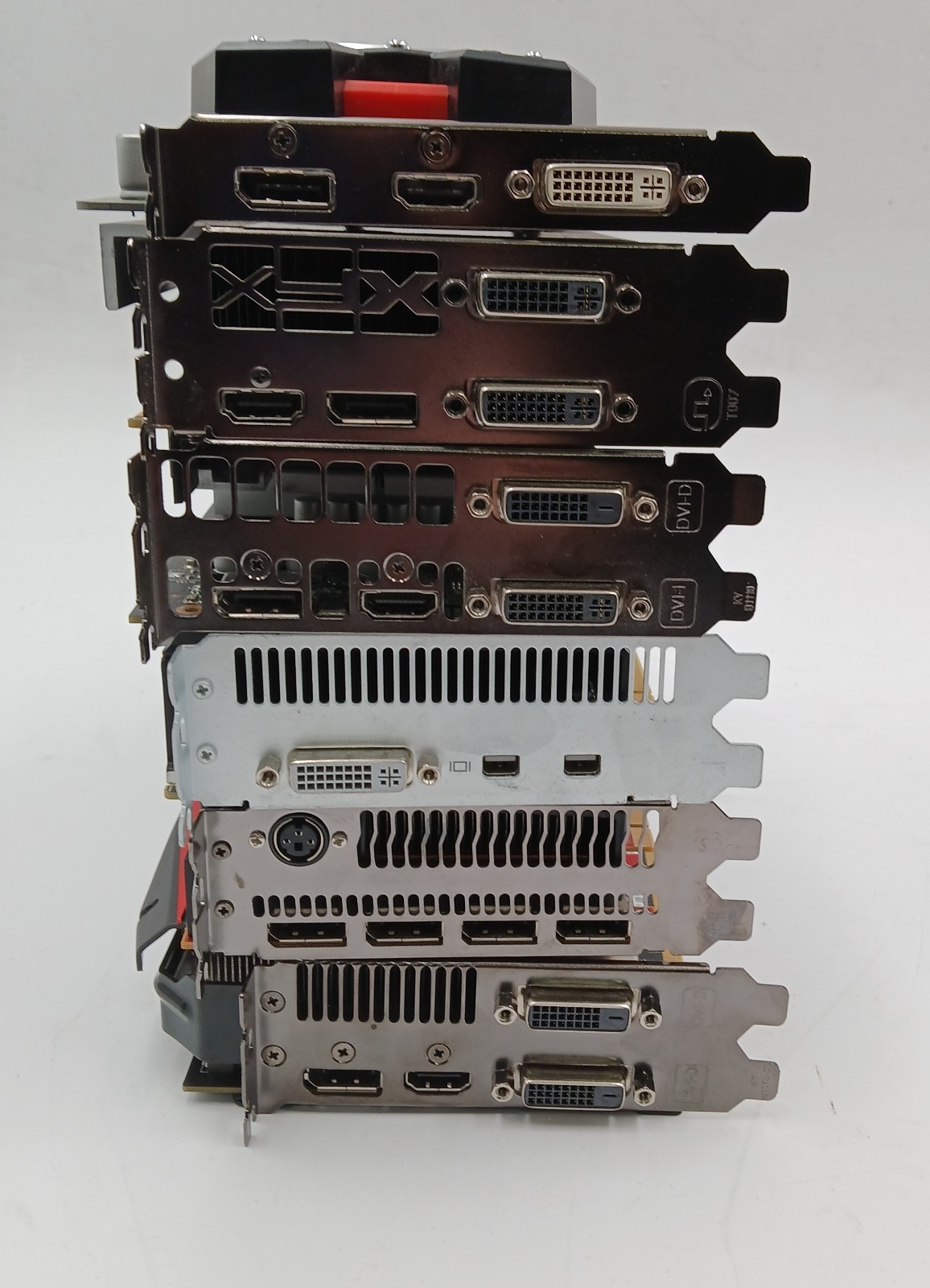 *LOT OF 6* Mixed Brand Radeon GPUs GDDR5 | See Description