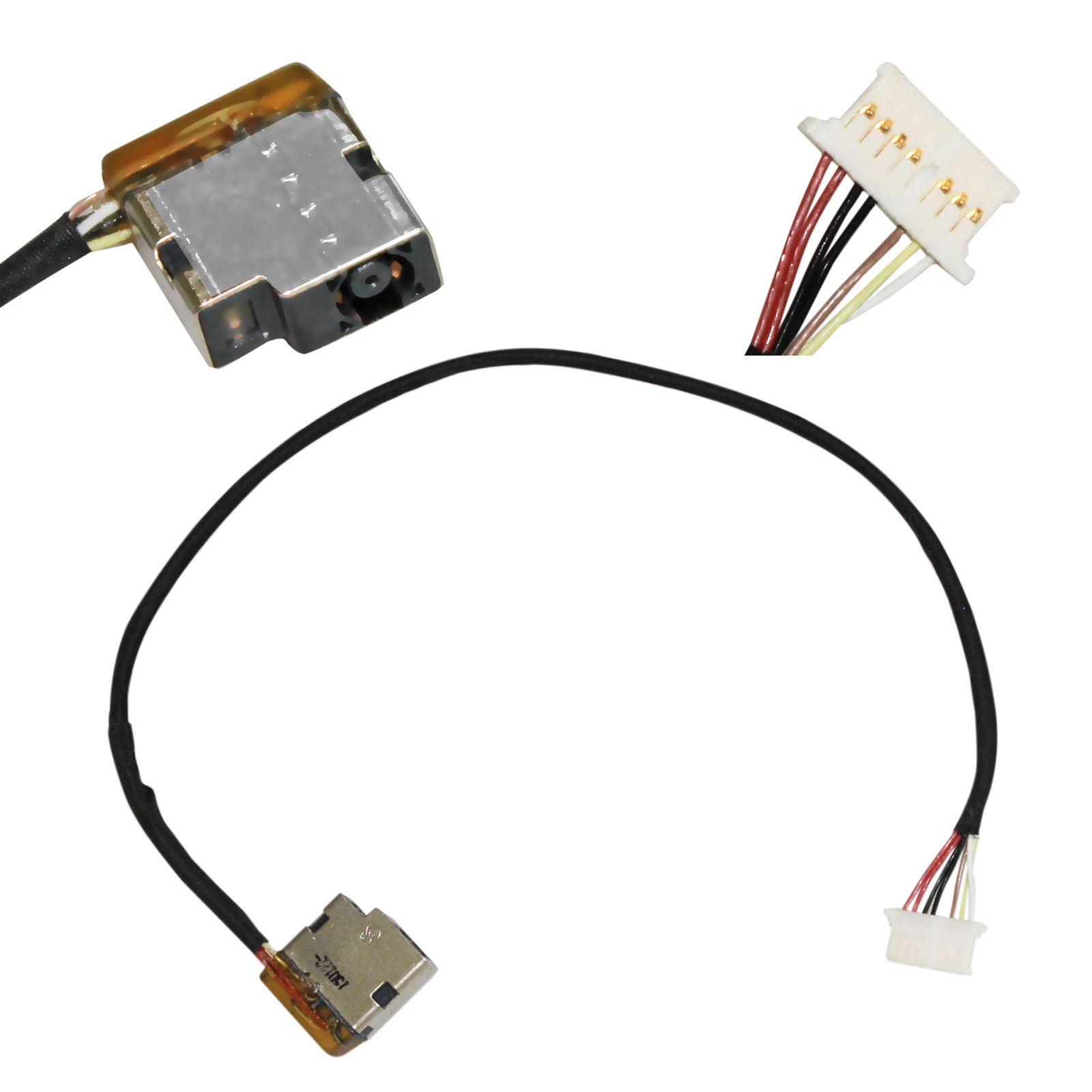HP STREAM 14-AX 799750-F23 799750-Y23 799750-T23 DC Power Jack Cable Harness ft
