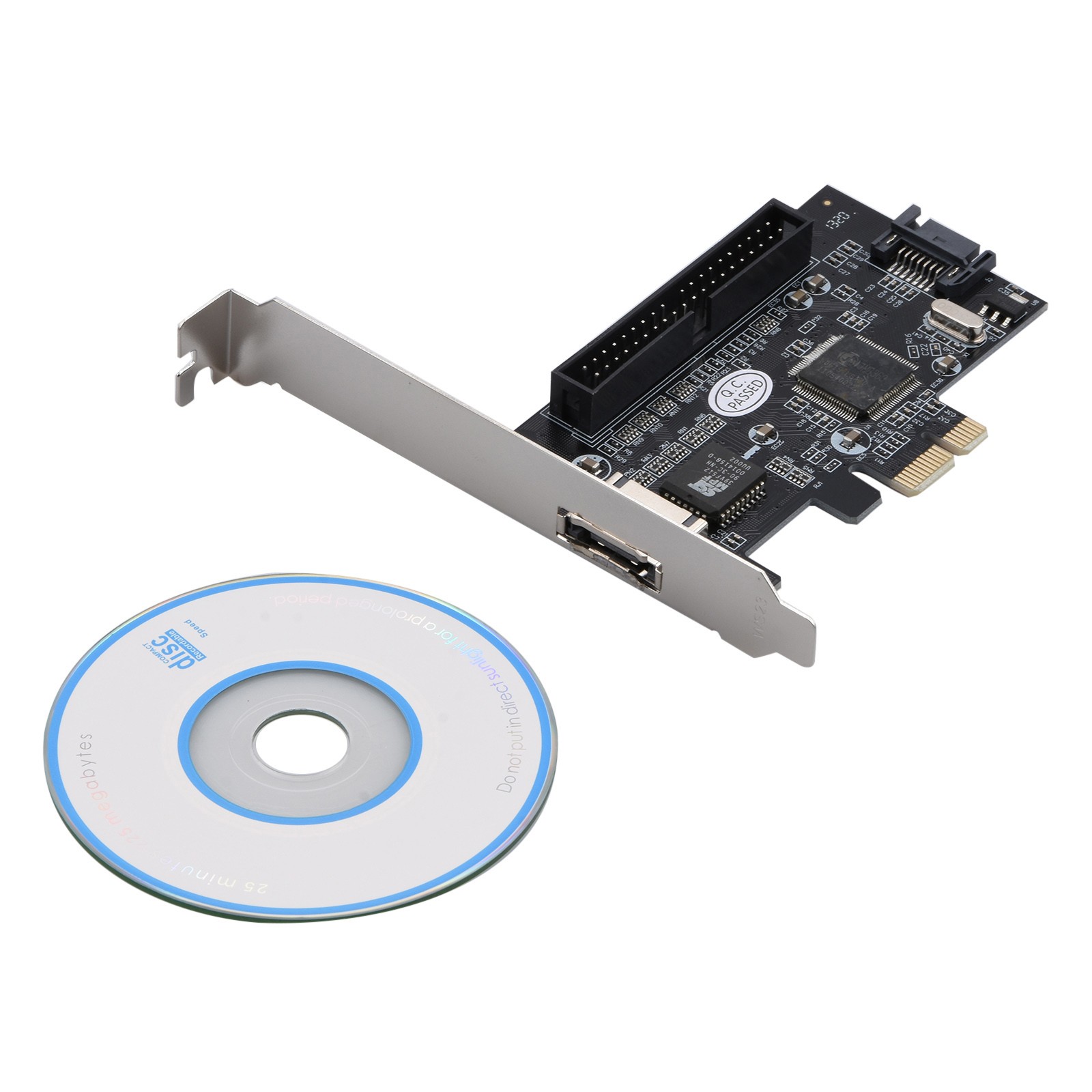 PCI-E to 3 port eSATA SATA IDE Expansion Card Raid Controller Adapter Card