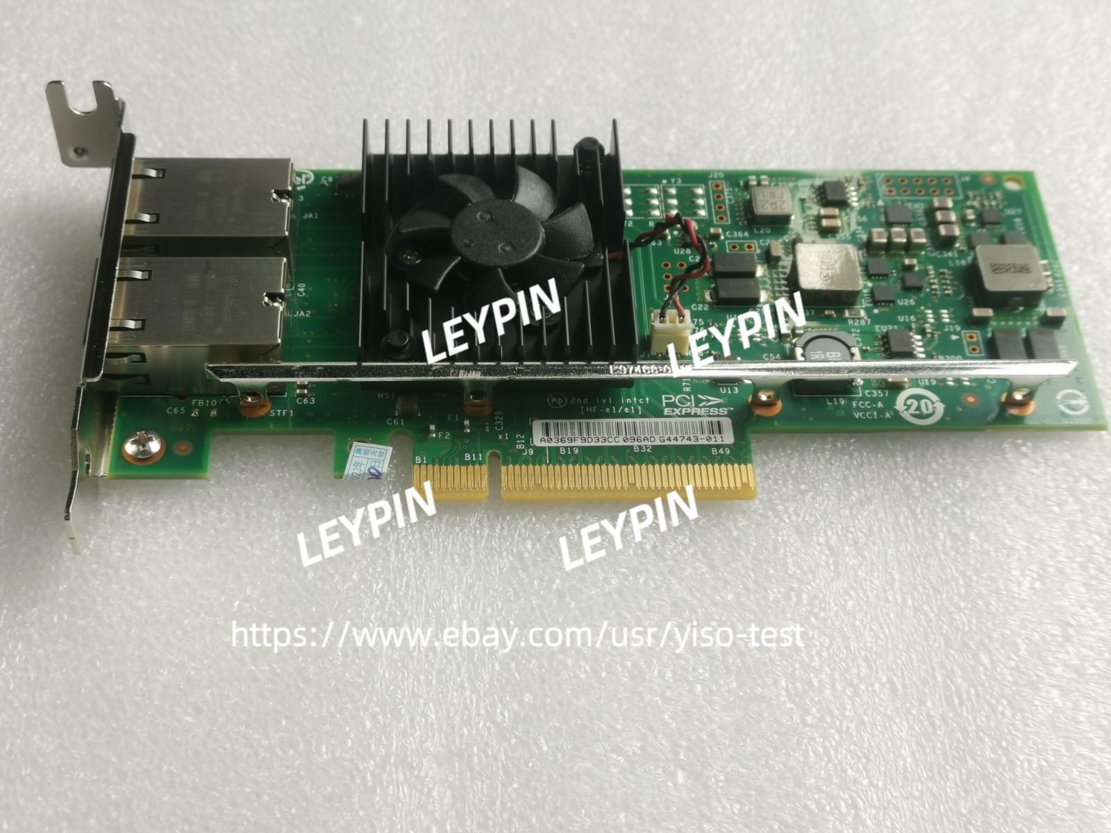 INTEL/DELL X540-T2 CONVERGED DUAL PORT ETHERNET NETWORK ADAPTER K7H46/3DFV8