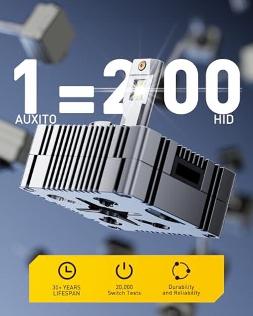 Bulbs, 30000LM 6500K Cool White, Direct Replacement Light Bulbs with D5S