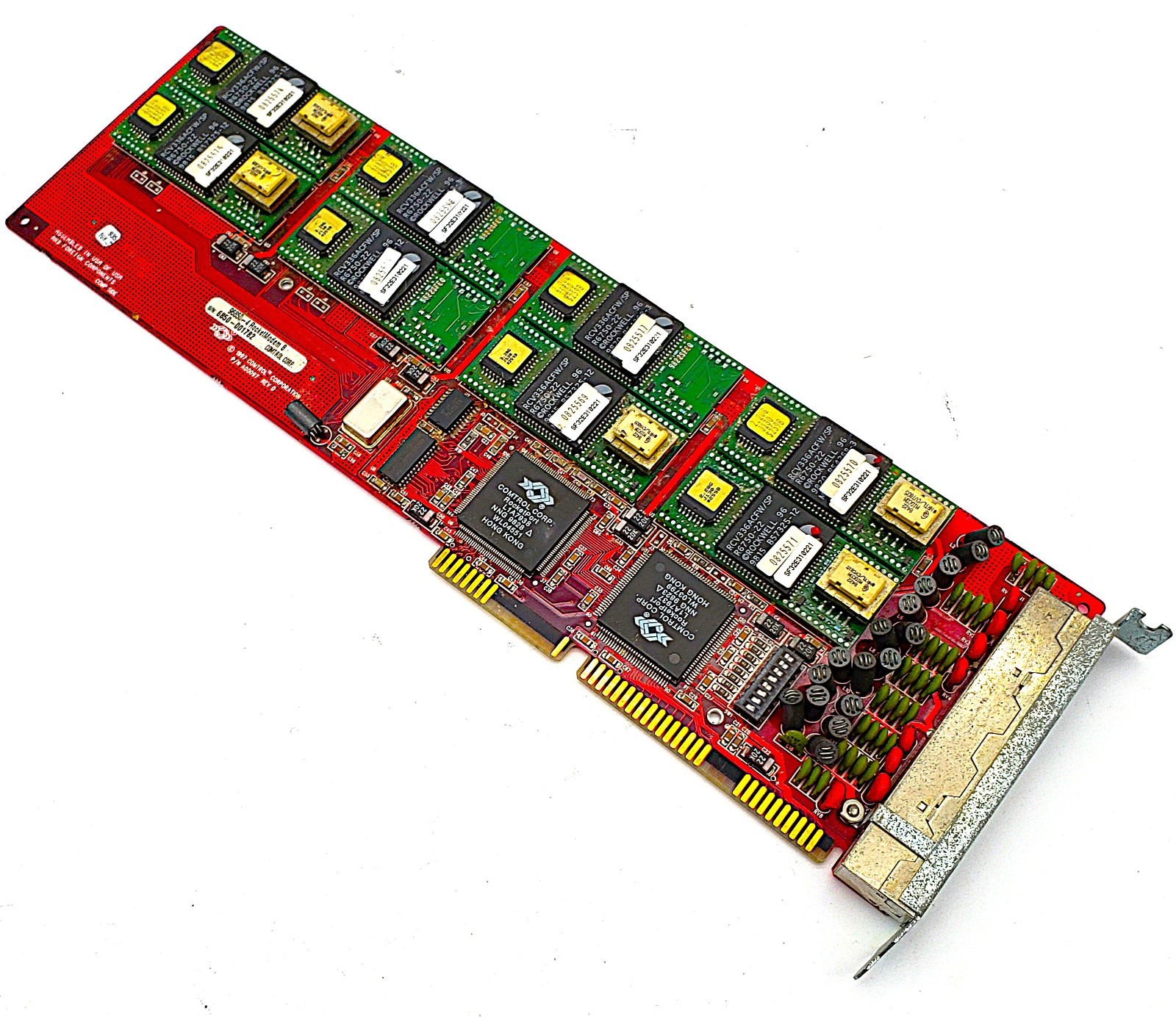 Comtrol Rocketmodem 8 | 33.6Kbps Modem ISA Card Fully Populated See Description