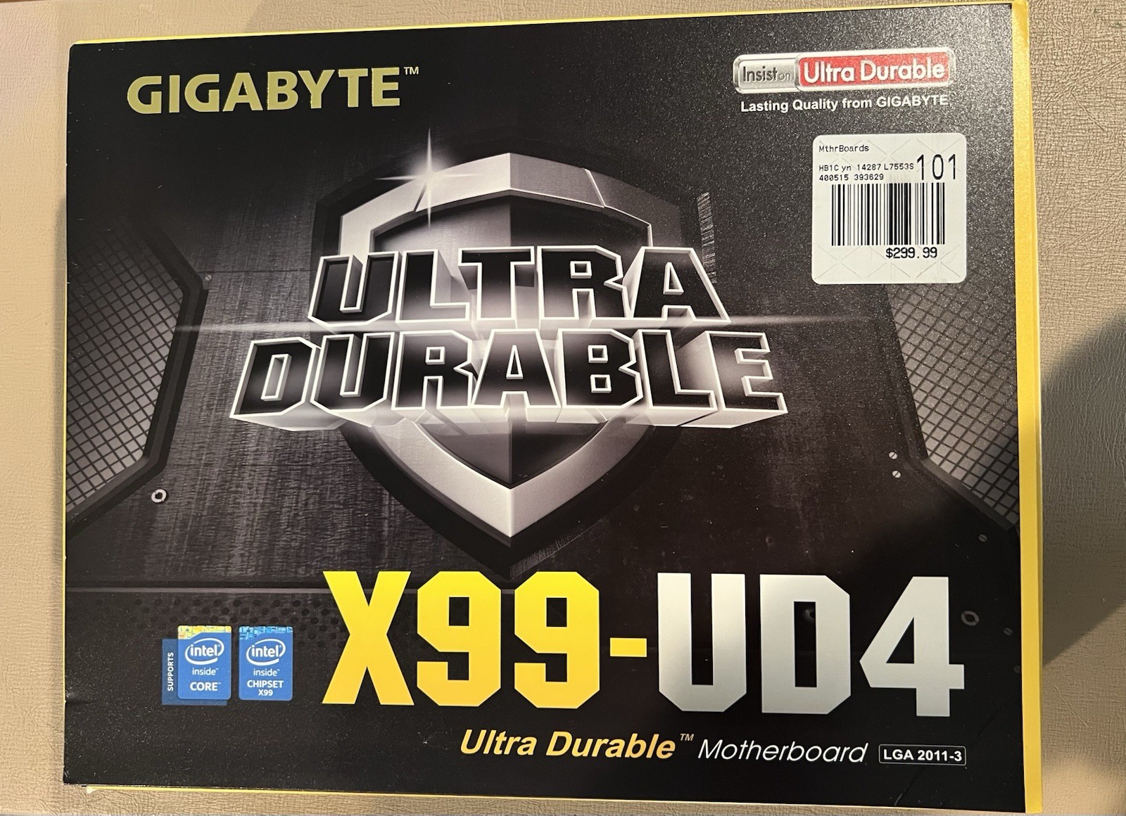 Gigabyte X99-UD4 Ultra Durable Computer Motherboard (Incomplete) Please See Pics