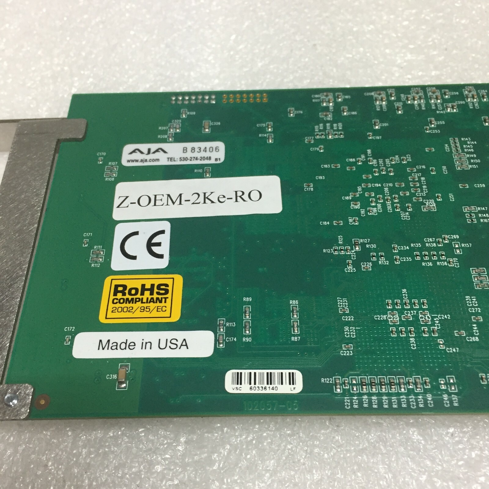 AJA Kona 3 PCI Express PCIe Video Capture Card Module SDI HD-SDI P/N 102058-05