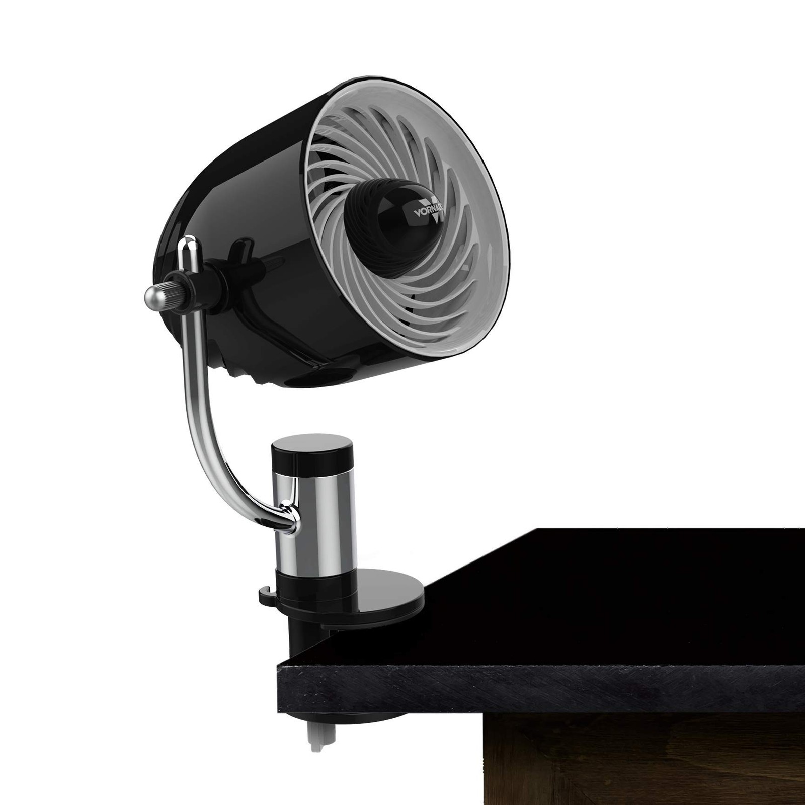 Vornado Pivot Clip Personal Air Circulator, 3-Speed, Portable Personal, Black
