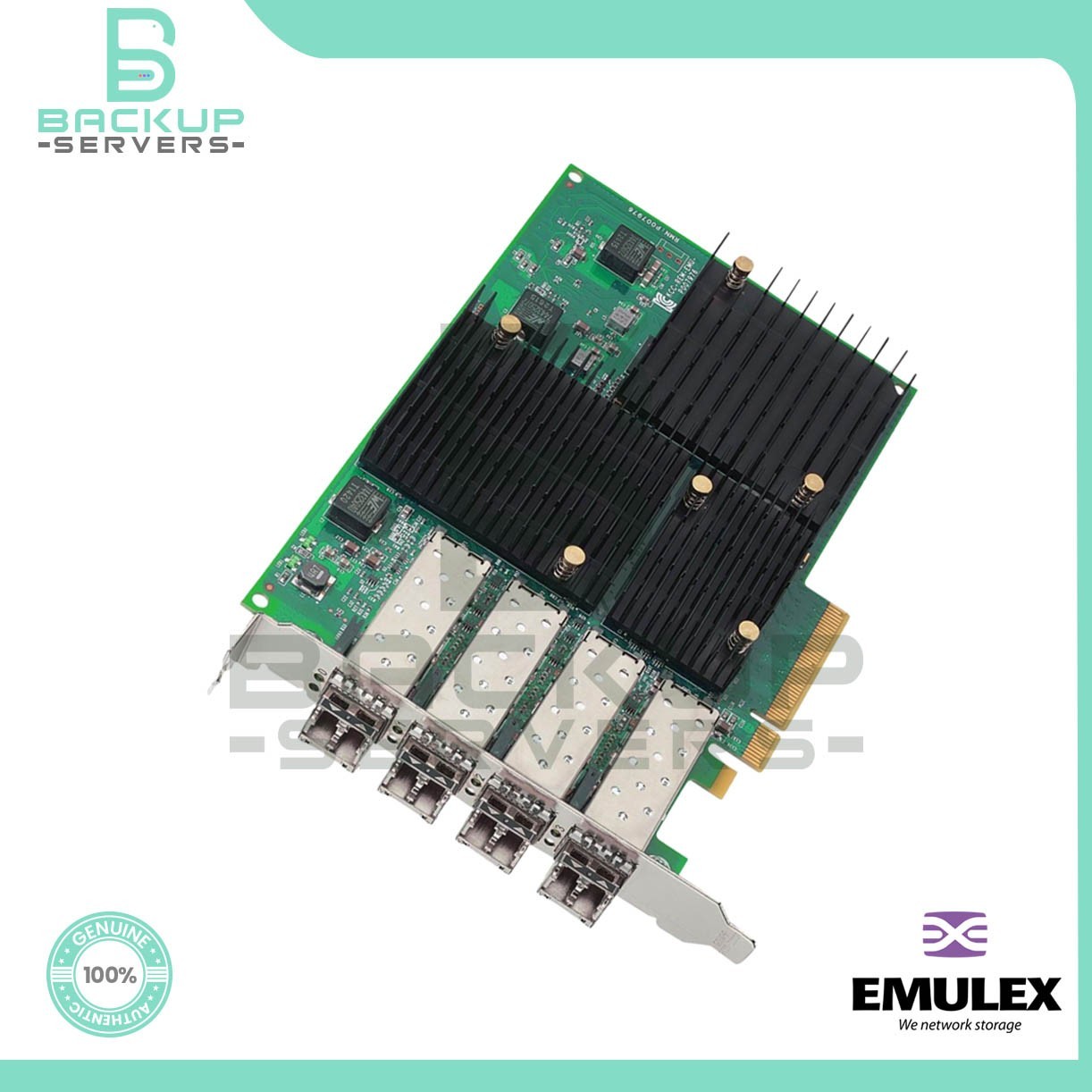 LPE16004-M6 Emulex Quad-Port 16Gbps PCI-e 3.0 x8 FC LC SFP+ Host Bus Adapter