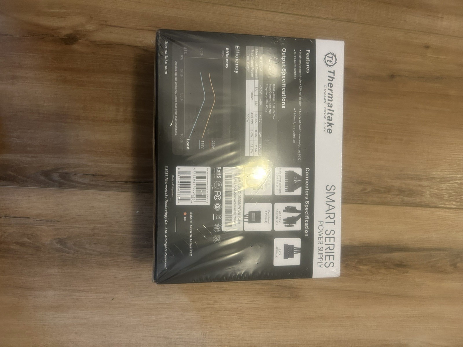 500W Power Supply, Thermaltake, PS-SPD-0500NPCWBZ-W
