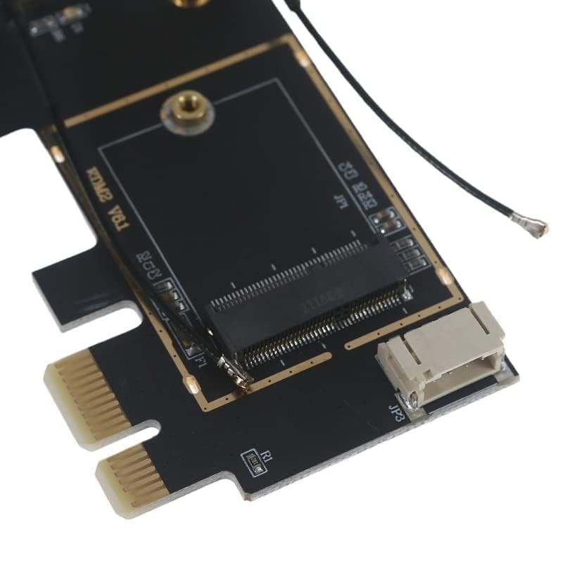 Laptop to Desktop (PCIe x1) Wi-Fi Card Converter for M.2 PCIe Network Cards