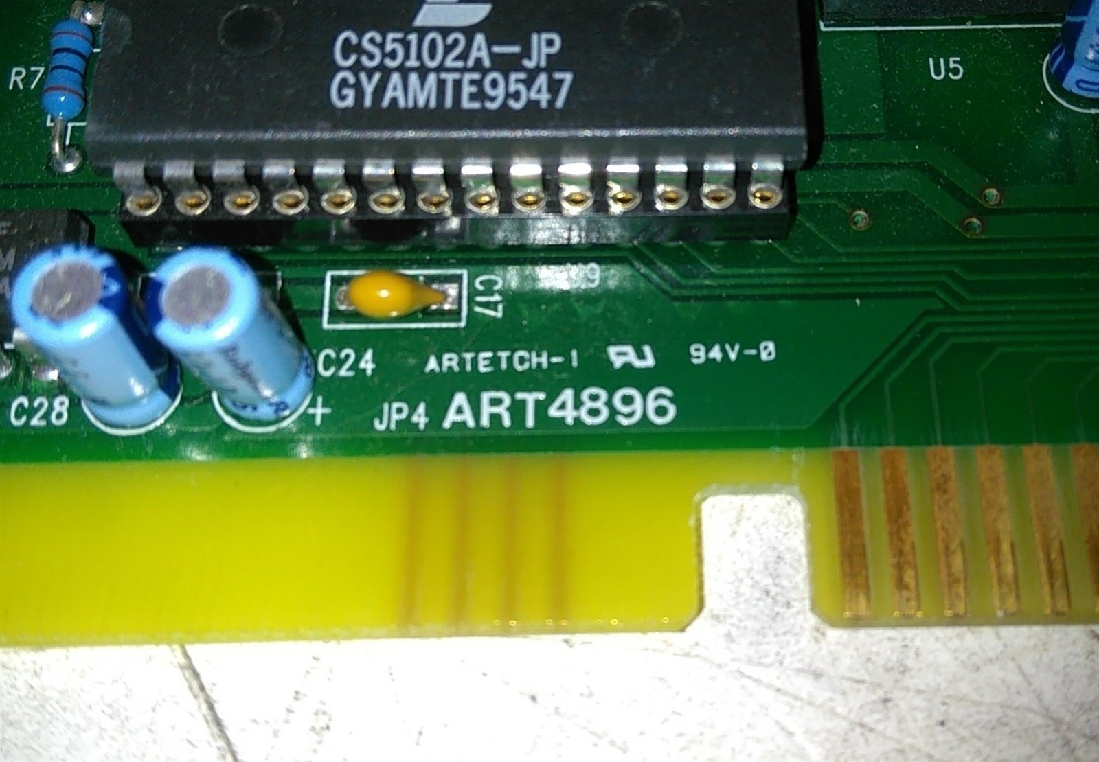 Stable MicroSystems TA027 IBMADWIN ISA Controller Card See Description
