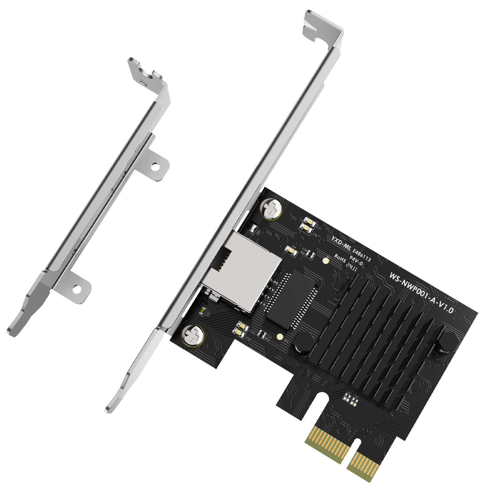 1G PCIe Network Card RTL8111H 1000Mbps Ethernet Adapter for Windows/Linux