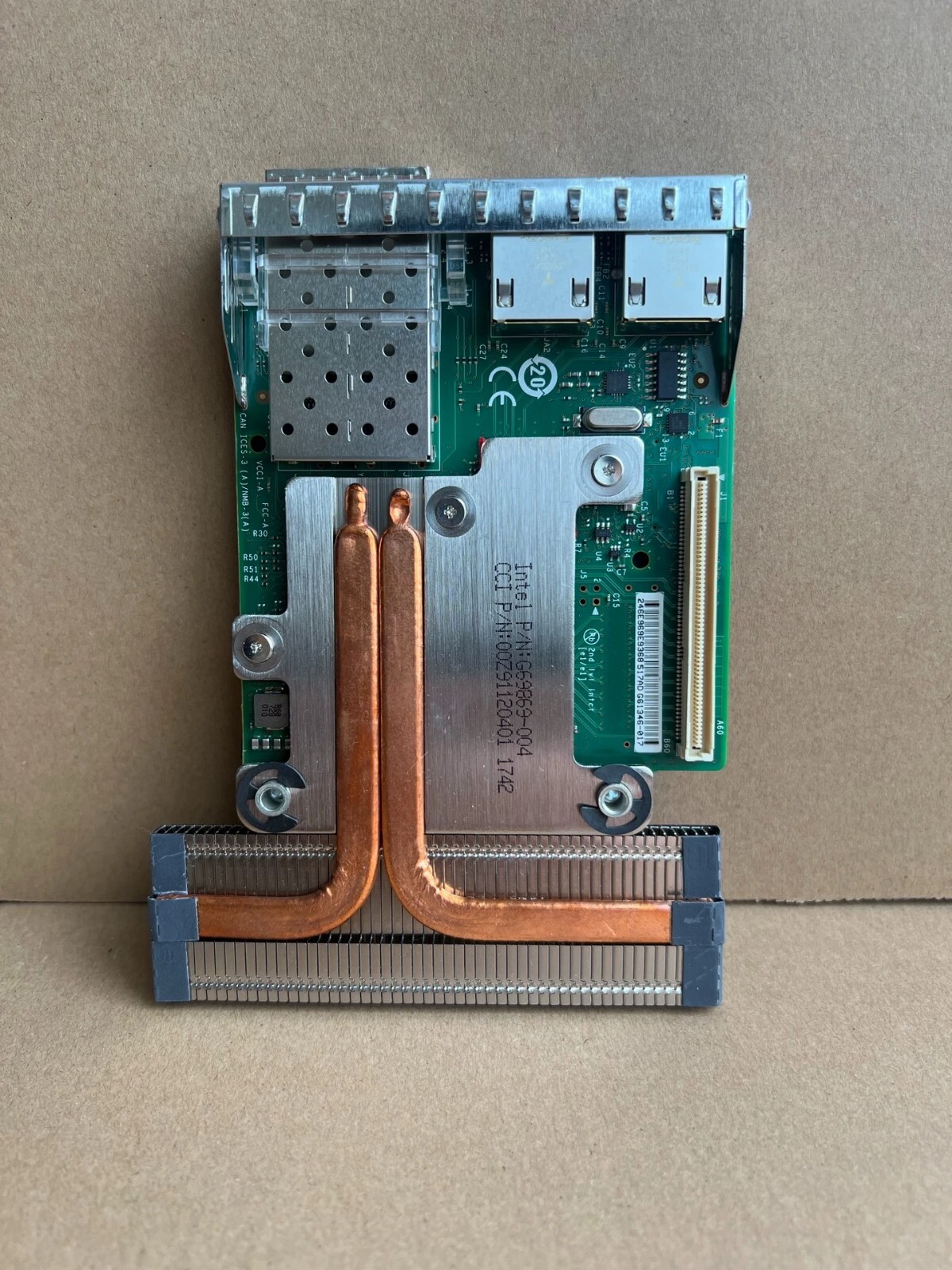 Dell C63DV Intel X520/+I350 10GB DA/SFP+ 10GB Dual Port Ethernet Card R720 R620
