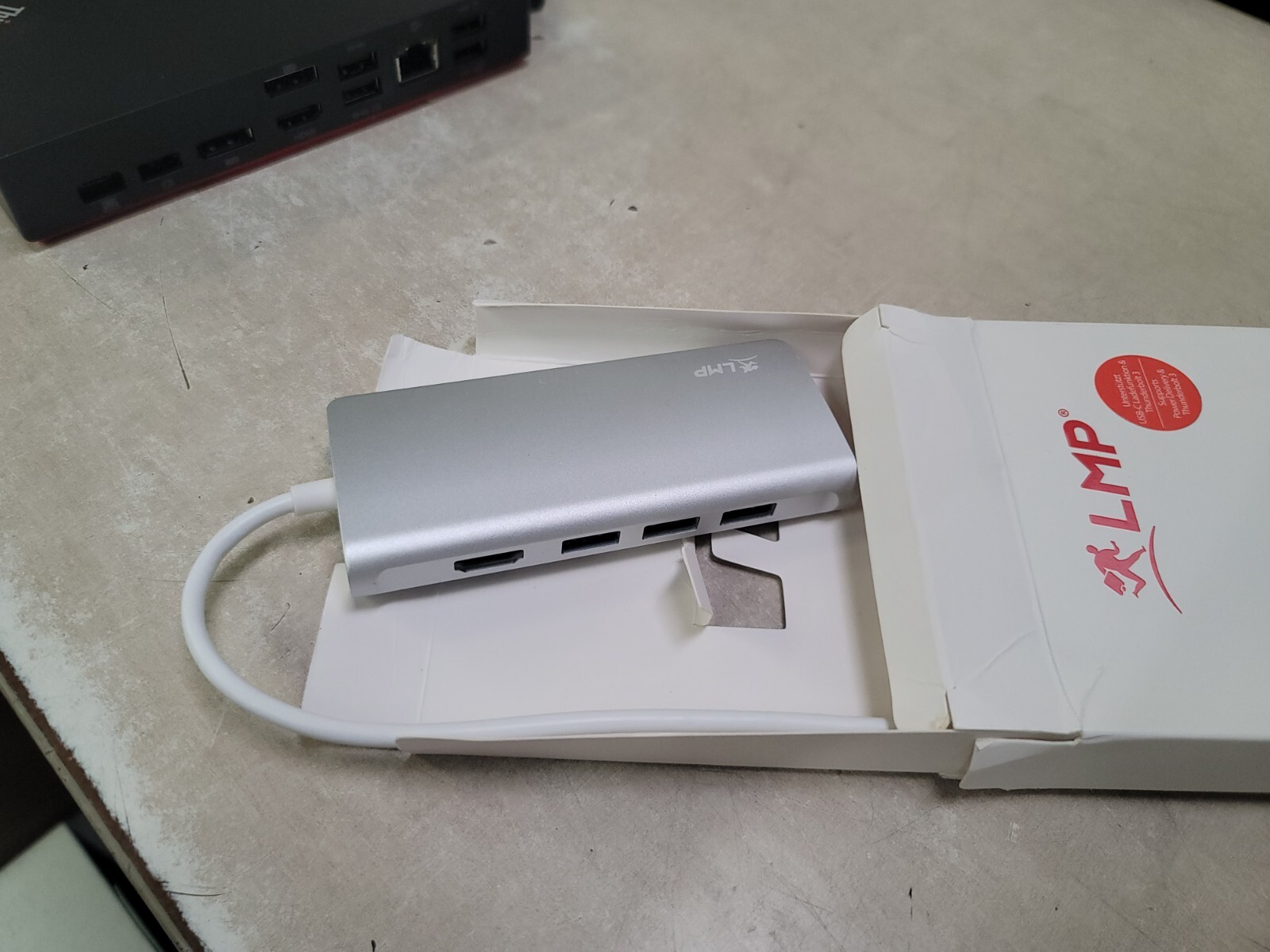 lmp 14368 USB-C MINI DOCK HDMI SILVER NEW CROPMARK