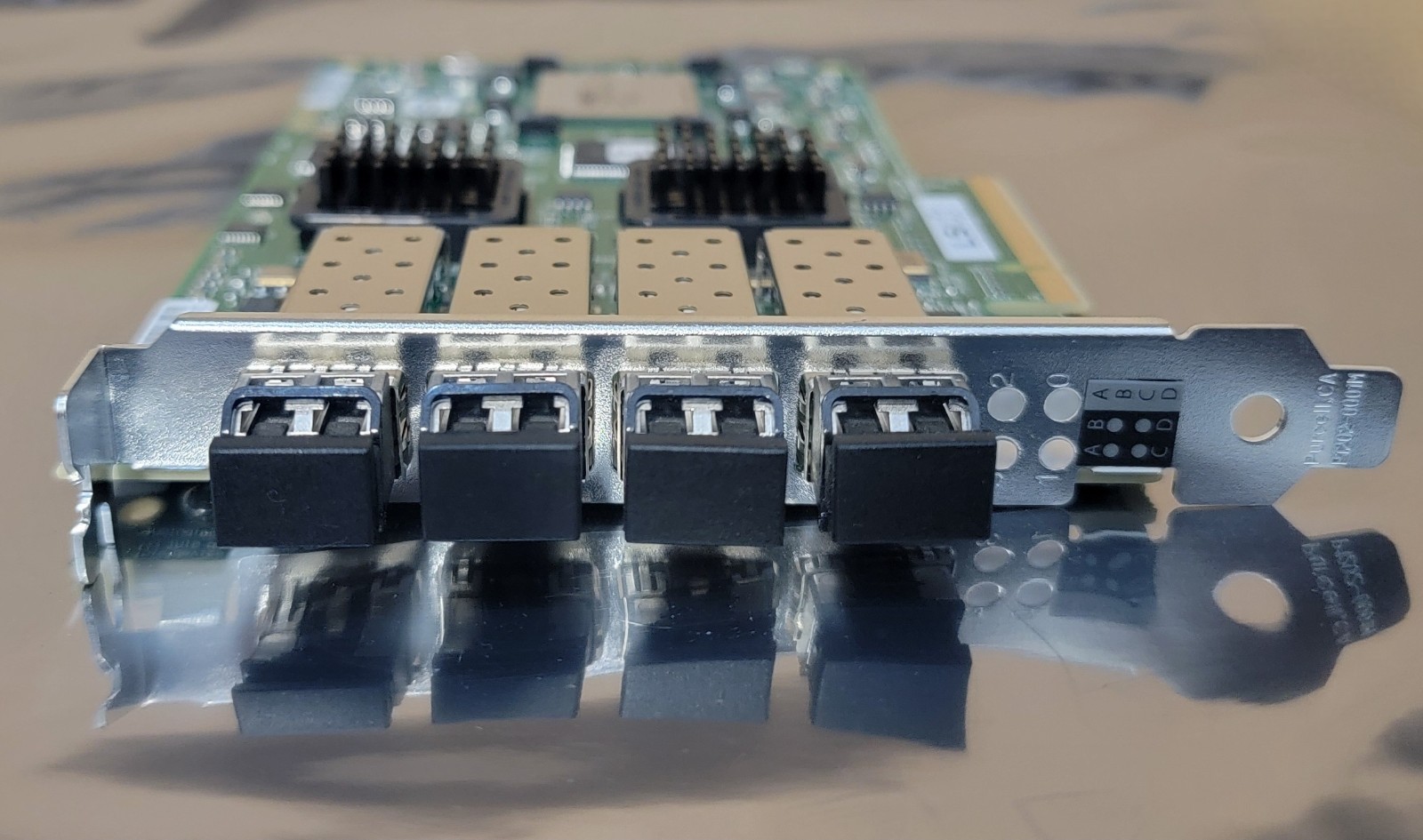 NEW LSI Logic LSI7404EP-LC Quad-Channel Host Bus Adapter W/ 4GB/s SFPs