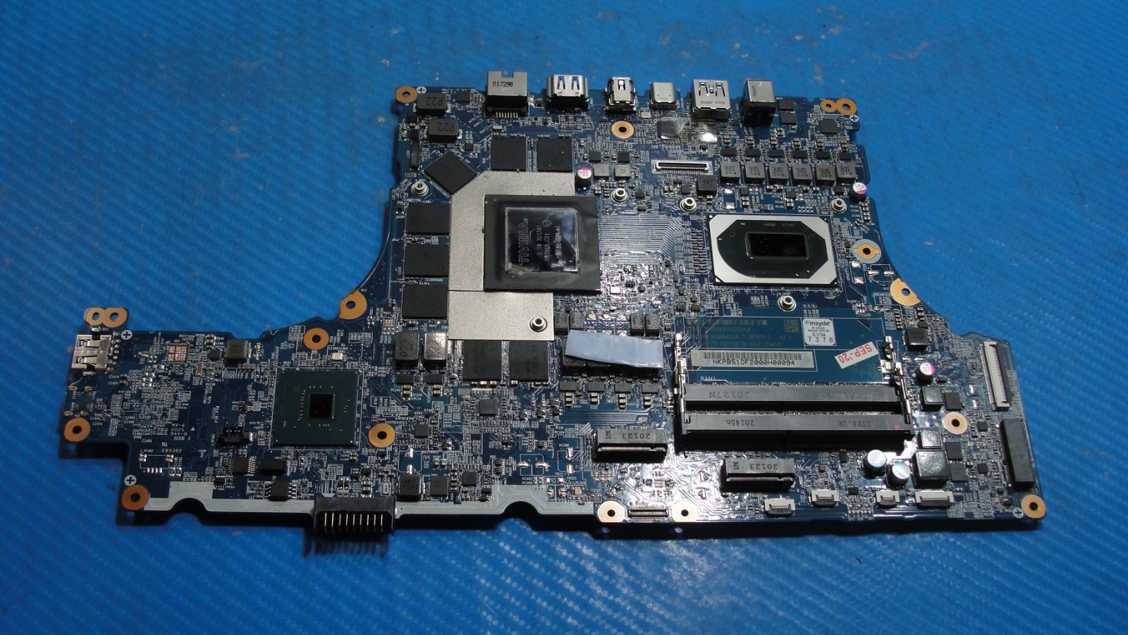 Sager Clevo 15.6” PB51DF2 i7-10875H 2.3GHz RTX2070 Super 8GB Motherboard