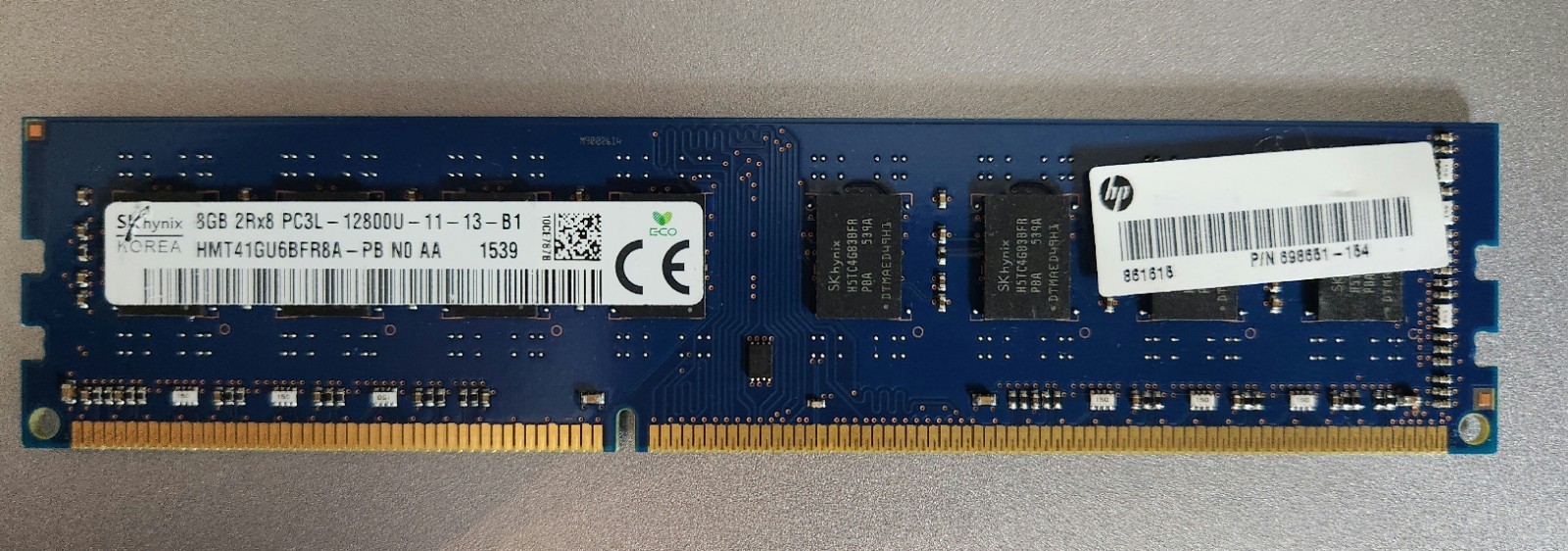SK Hynix 8GB 2Rx8 PC3L-12800U-11-13-B1 Memory HMT41GU6DFR8A-PB ND AA
