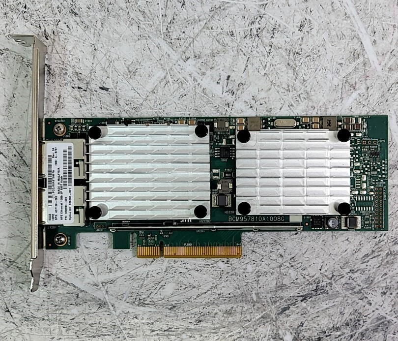 HPE 530T 656594-001 Server Adapter Card PCIe 10Gb 2 Port Ethernet