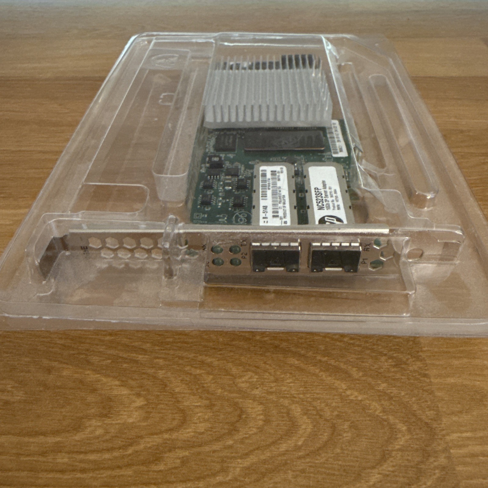 HP NC523SFP Dual-Port 10Gb SFP+ NIC Network Interface Card 593715– Untested