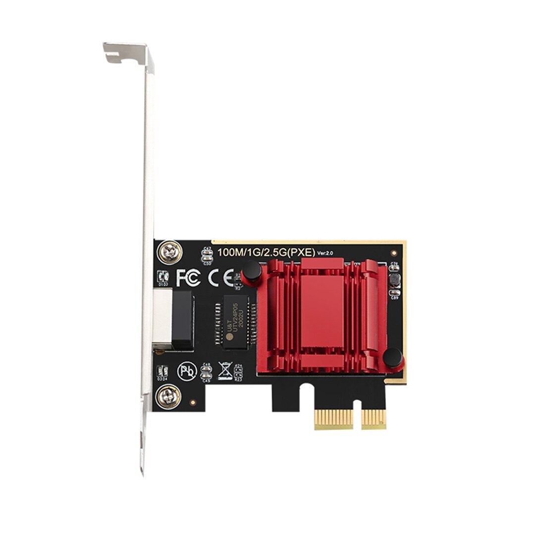 2.5G Network Adapter LAN Gigabit Card RTL8125 RJ45 Wirless Ethernet PCI-E Card