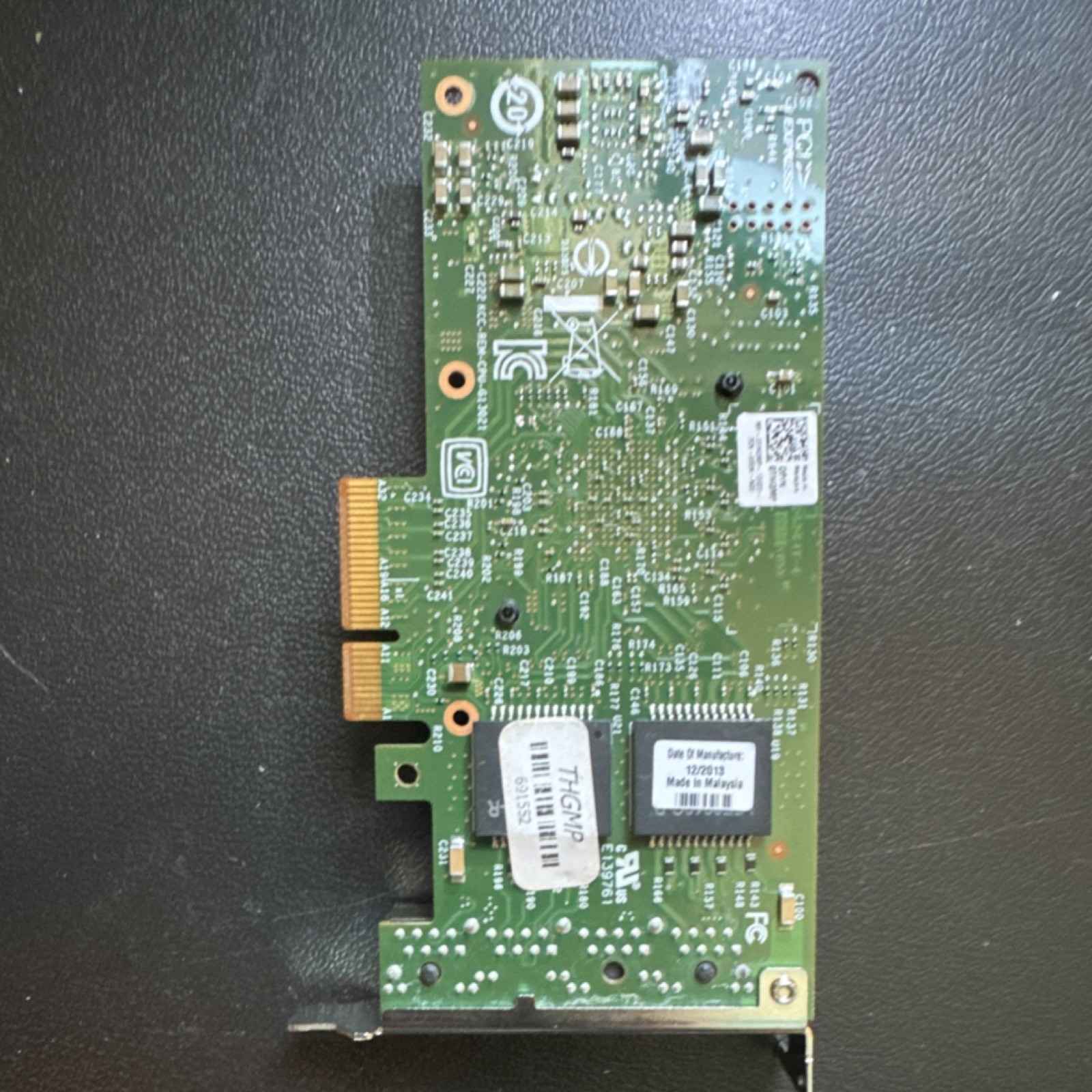 Intel THGMP PCI Express Network Adapter 1 Port Ethernet RJ-45 Card