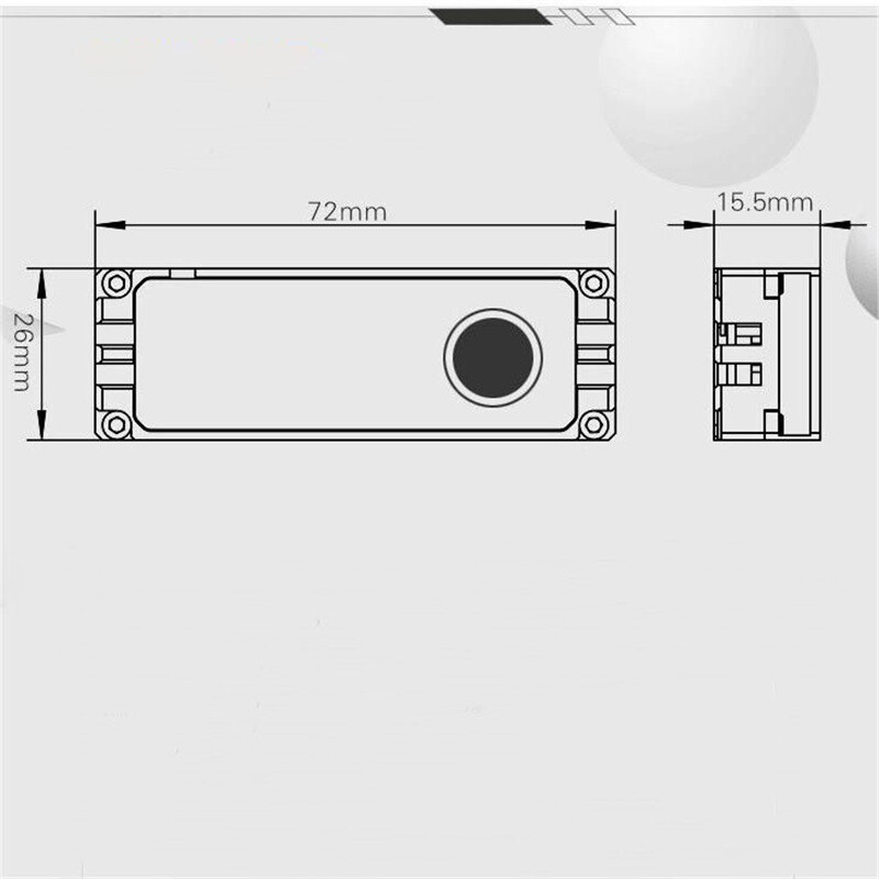 12V OLED Display M2 SSD Heatsink Cooler Temperature For M.2 2280 SSD Solid