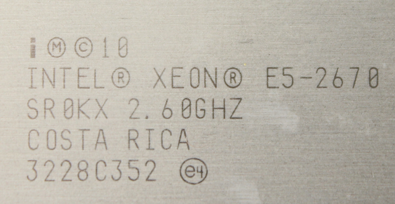 Intel Xeon E5-2670 SR0KX 2.6GHz 20MB 8-Core 8.0GT/s 115W LGA2011 CPU Processors