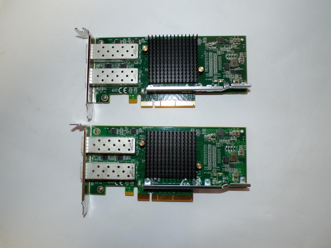 *Lot of 2* Silicom PE210G2SPI9A-XR Dual-port 10Gb Ethernet Server Adapter