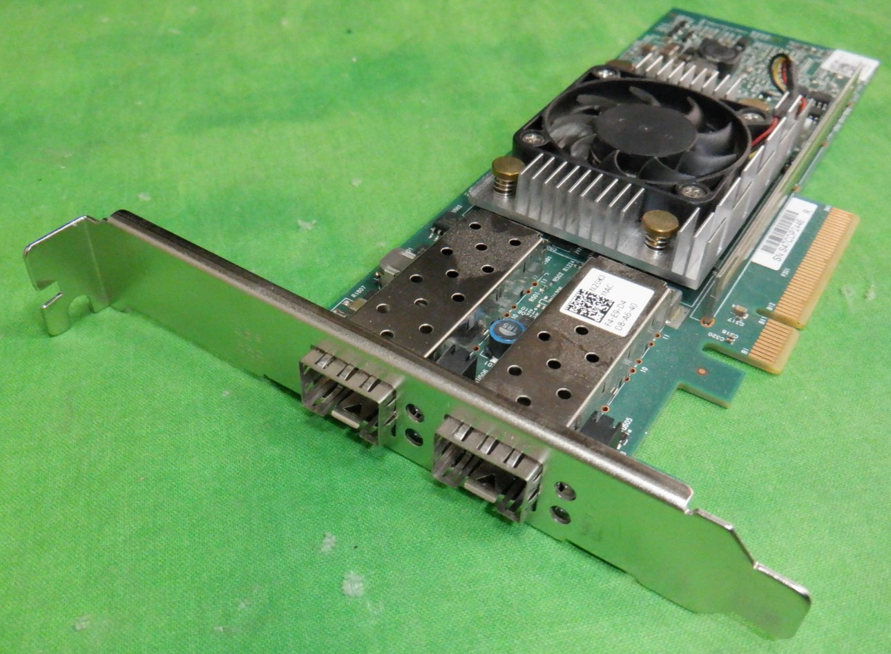 DELL Broadcom 57810 10GB DUAL PORT PCIE NETWORK CARD 0N20KJ N20KJ HIGH BRACKET