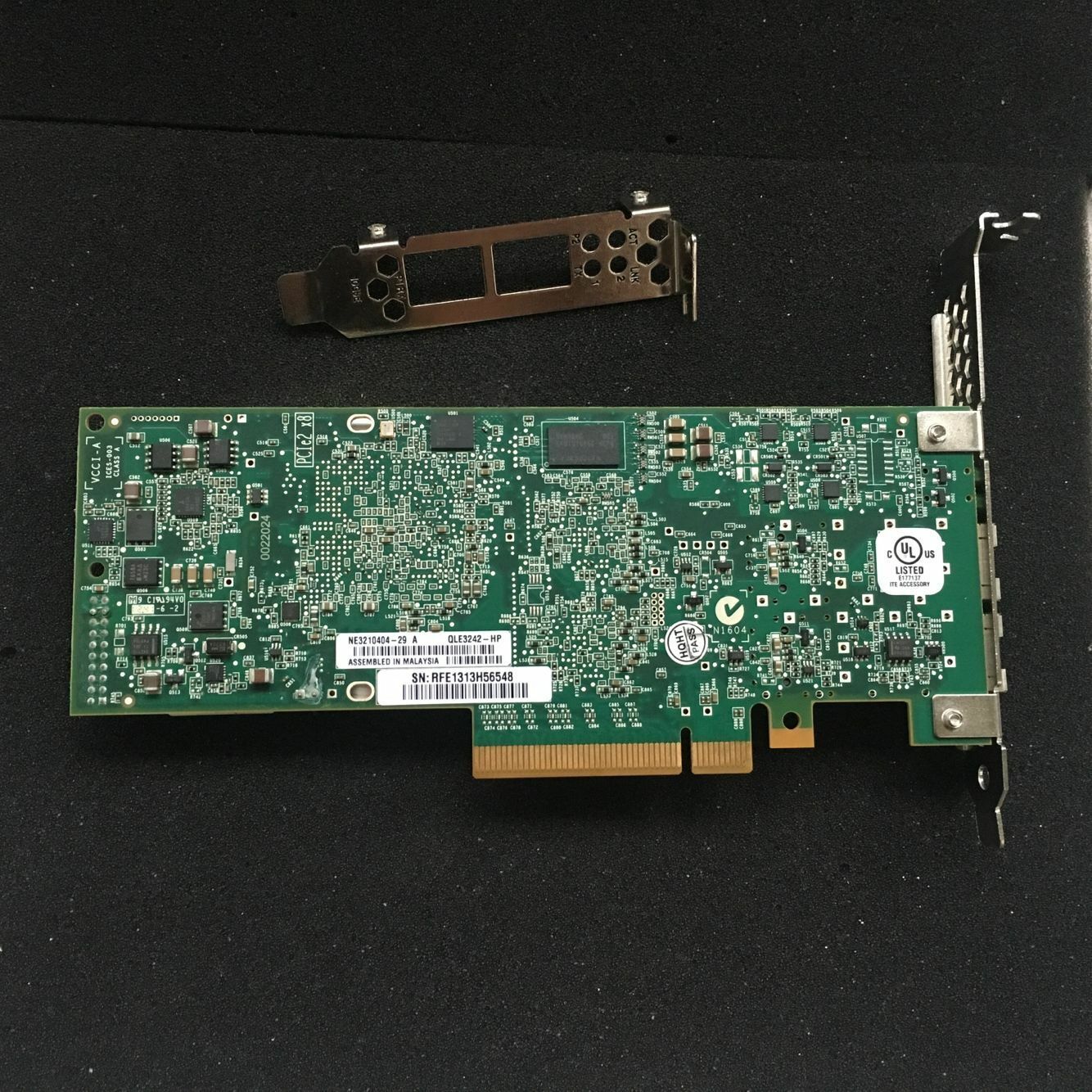 HP NC523SFP NC552SFP OCE11102 Dual Port Ethernet 10GbE SFP+ PCI-E NIC Network