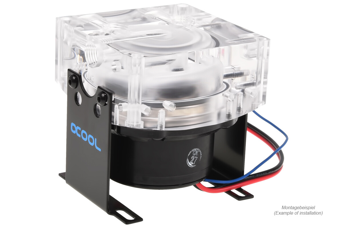 Alphacool Eisdecke D5 Pump Top V.3, Plexi (Acrylic), Pump Not Included