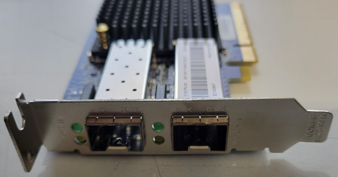 Emulex OCE11102 10GB SFP Gigabit Ethernet Server Adapter Card PCIe w/2 SFP
