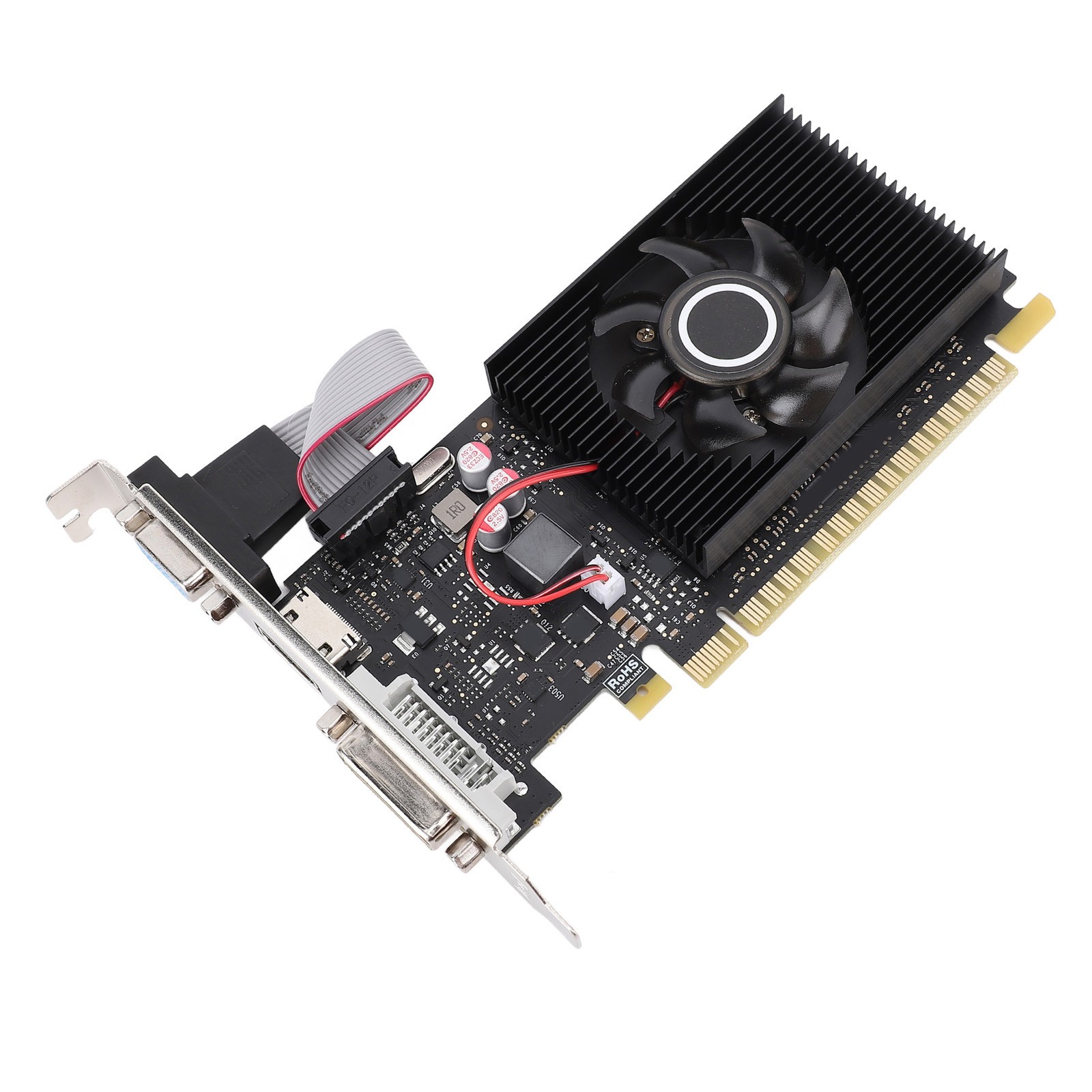 Graphics Card 1GB DDR3 64bit PCI Express 1.1 X 16 DVI VGA HD Multimedia Int MGGP