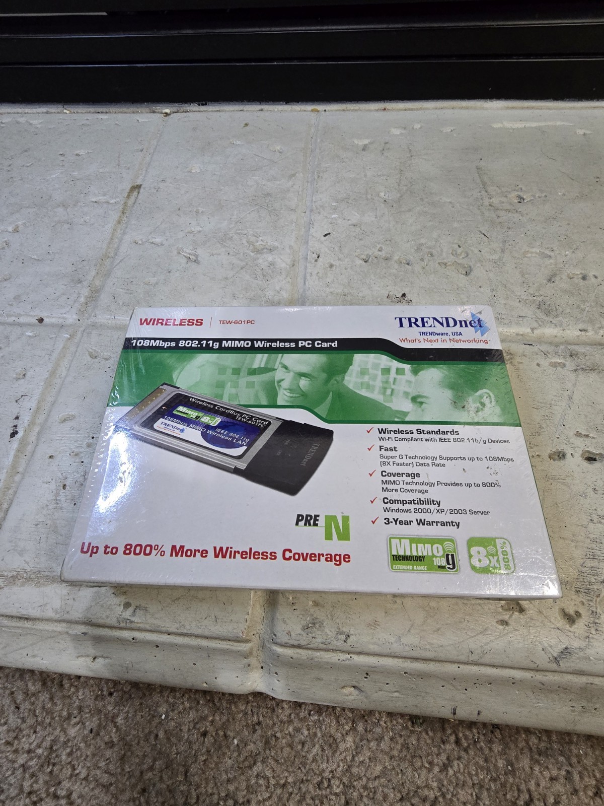 TRENDnet 54Mbps 802.11g Wireless PC Card TEW-421PC NEW in Box
