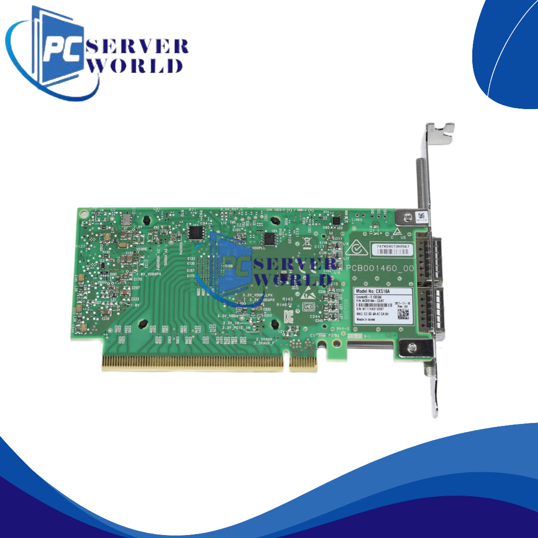 MCX516A-CDAT MELLANOX CONNECTX-5 DUAL PORT 100GBE QSFP28 NETWORK CARD CX516A