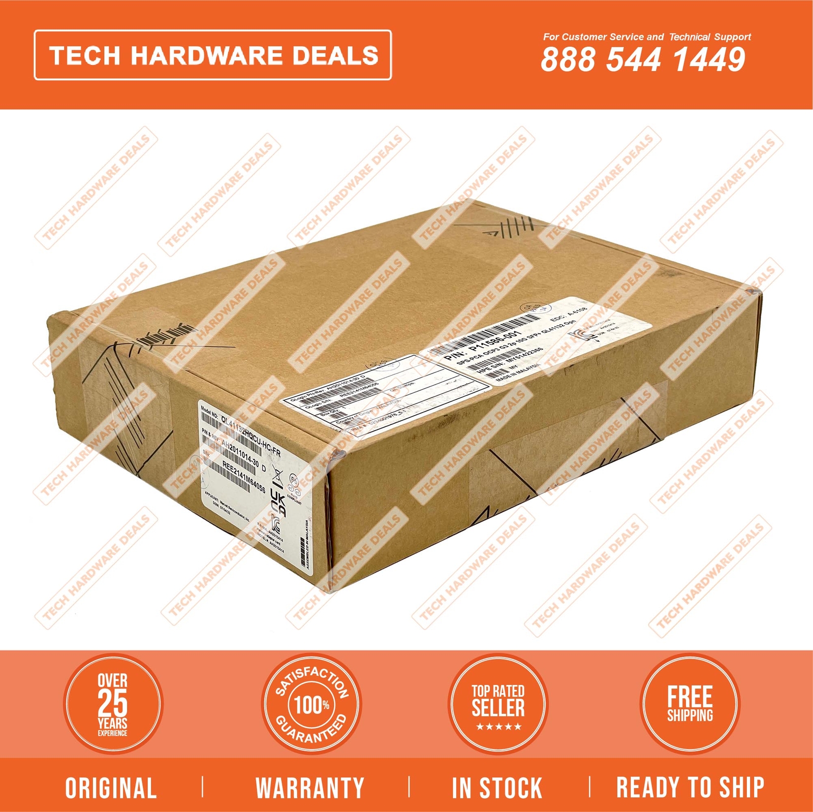 P11586-001 NEW SEALED Marvell QL41132HQCU Ethernet 10Gb 2-port SFP+ OCP3 Adapte