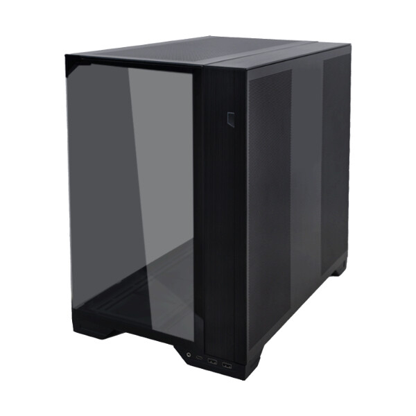 Lian Li O11Vision Compact O11VPX Black Steel Tempered Glass ATX Mid Tower Case