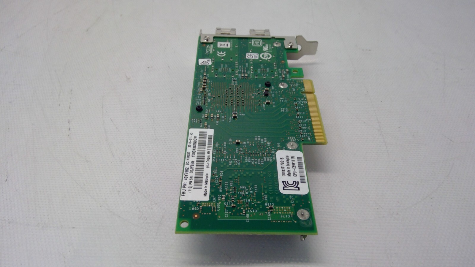 IBM Intel 49Y7962 X520-DA2 SFP+ Server Network Adapter Card (2SFP) LOW