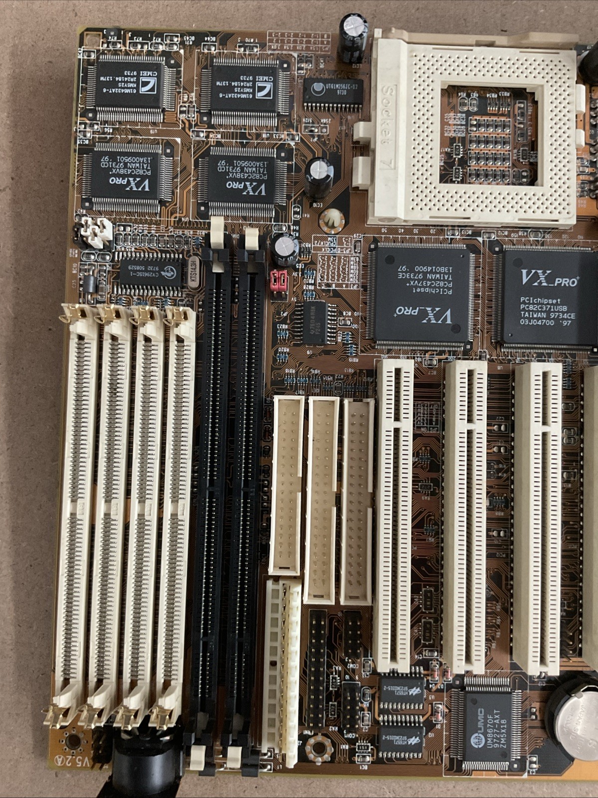 Vintage Socket 7 Motherboard Unknown Model/brand