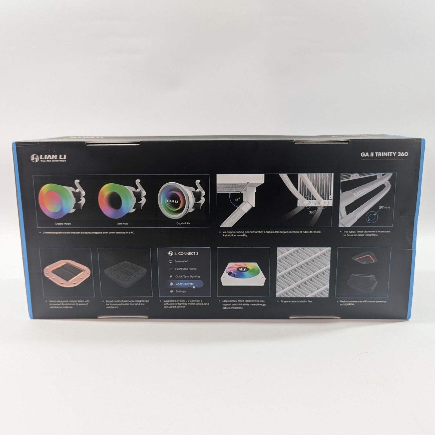 New Lian LI GA II Trinity Performance 360 CPU Liquid Cooler (AIO) GA2T36W