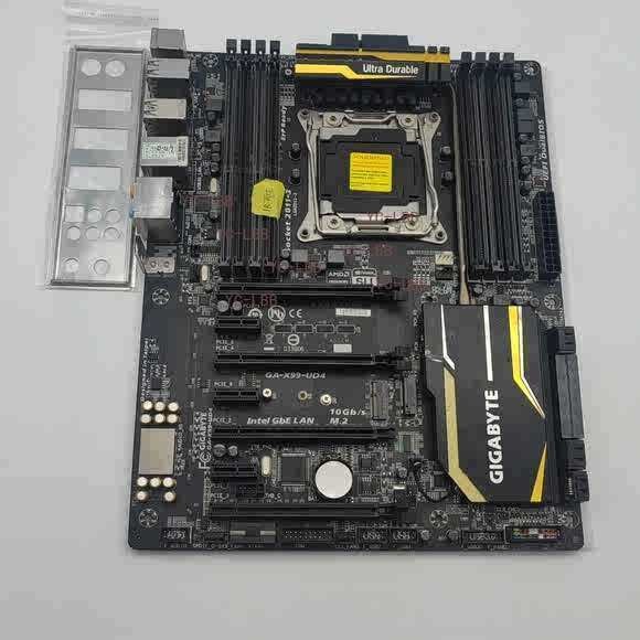 FOR GIGABYTE GA-X99-UD4 DDR4*8 LGA 2011-V3 128GB ATX Motherboard Test OK