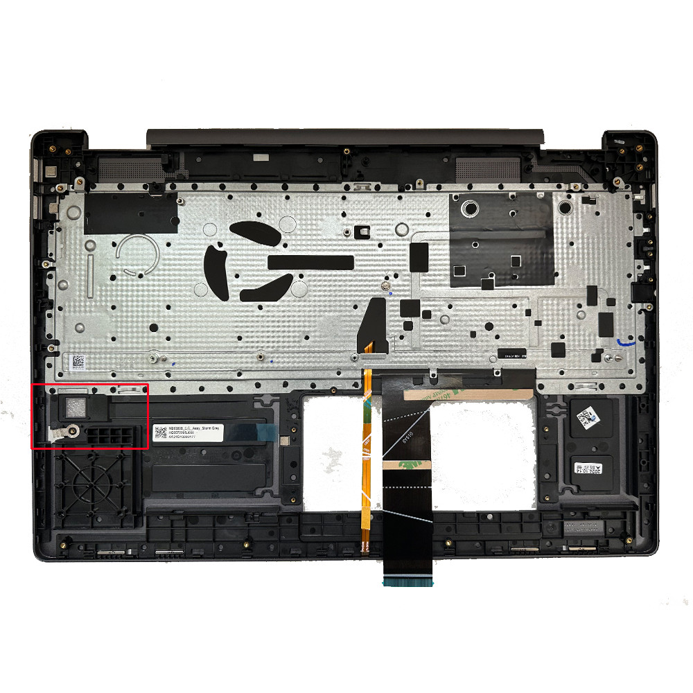 New 5CB1L31865 For Lenovo Yoga 7 16IRL8 Type 82YN Palmrest Keyboard Cover Gray